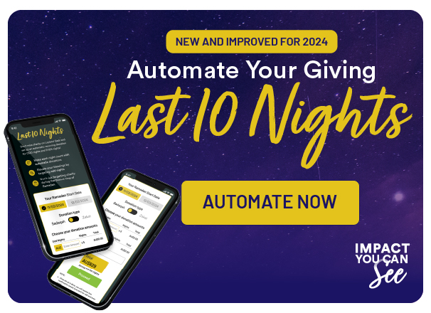 Automate your giving in the last 10 nights - Setup now